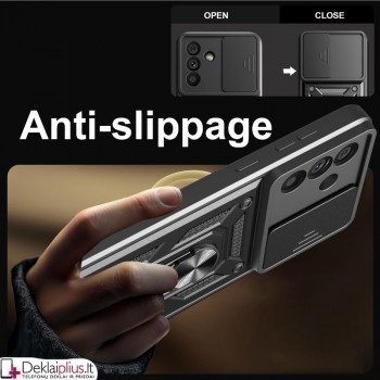 5in1 smūgiams atsparus dėklas su žiedu ir kameros apsauga (Samsung Galaxy A56 5G) 5in1 smūgiams atsparus dėklas su žiedu ir kameros apsauga (Samsung Galaxy A56 5G)